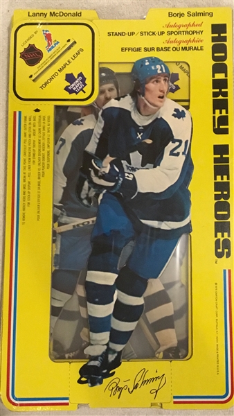1975 TORONTO MAPLE LEAFS HOCKEY HEROES STAND-UP PLAYER PLAQUES - 6 PLAYERS