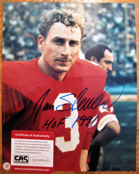 JAN STENERUD SIGNED COLOR PHOTO /CAS AUTHENTICATED