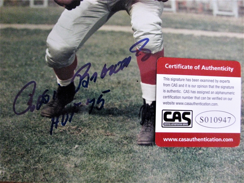 ROSEY BROWN SIGNED COLOR PHOTO /CAS AUTHENTICATED