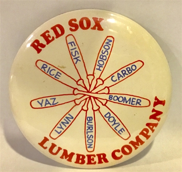 70's BOSTON RED SOX LUMBER COMPANY PIN