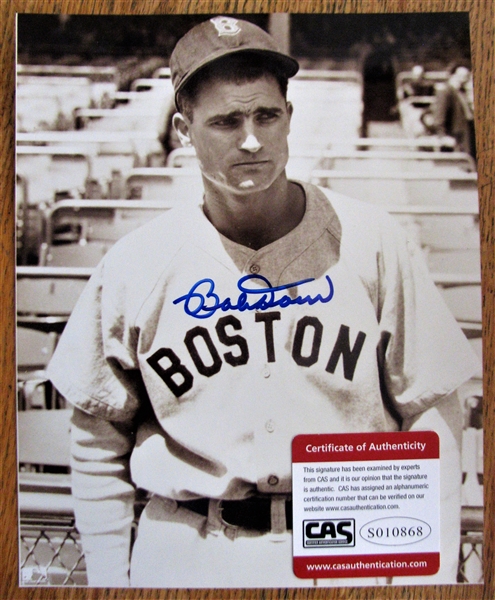 BOBBY DOERR SIGNED PHOTO /CAS AUTHENTICATED