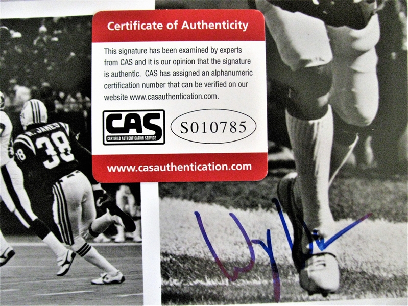 WESLEY WALKER SIGNED PHOTO /CAS AUTHENTICATED