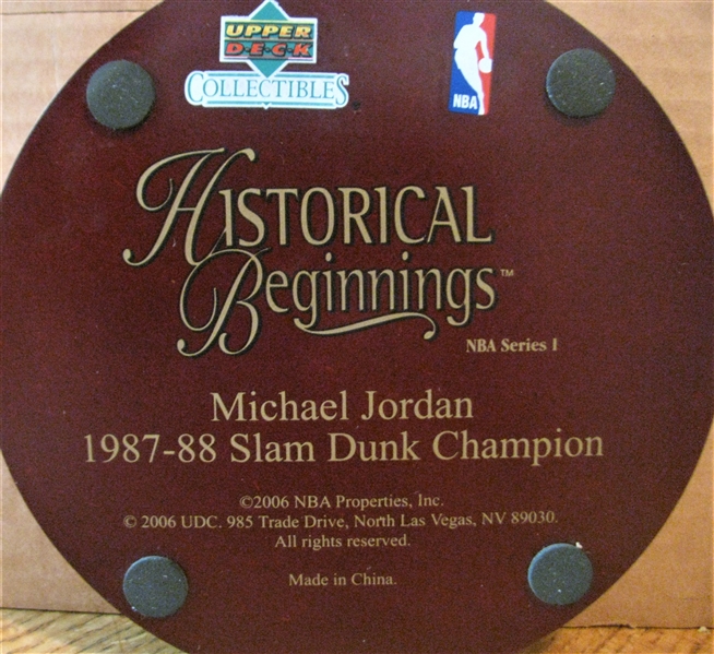 MICHAEL JORDAN UPPER DECK- HISTORICAL BEGINNINGS STATUE 