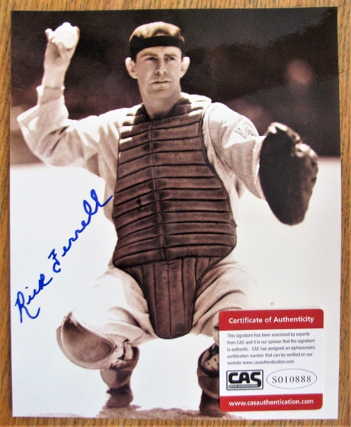 RICK FERRELL SIGNED PHOTO /CAS AUTHENTICATED