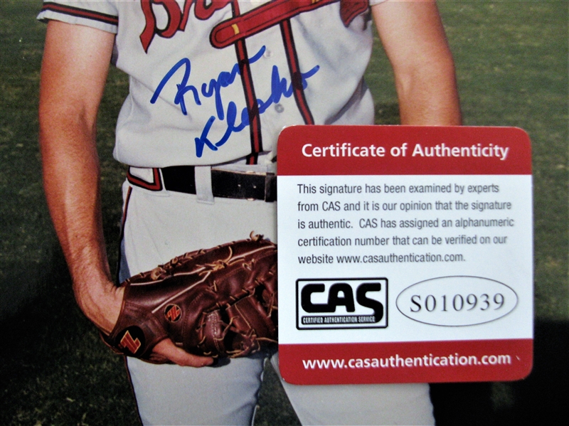 RYAN KLESKO SIGNED COLOR PHOTO /CAS AUTHENTICATED