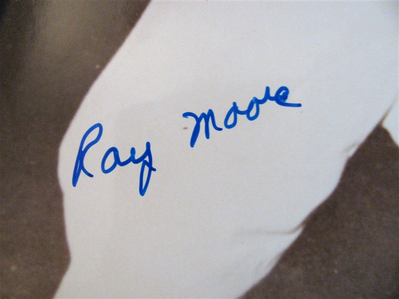 RAY MOORE SIGNED COLOR PHOTO w/JSA