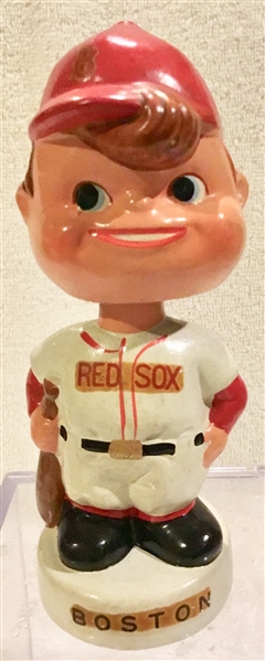 60's BOSTON RED SOX mini BOBBING HEAD - MOON FACE VARIATION