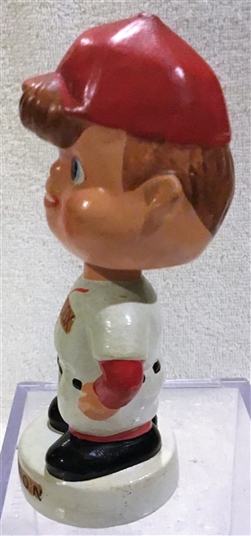 60's BOSTON RED SOX mini BOBBING HEAD - MOON FACE VARIATION