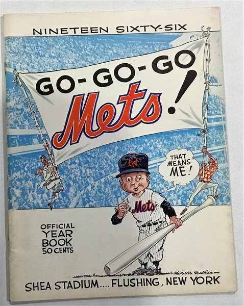 1966 NEW YORK METS YEARBOOK