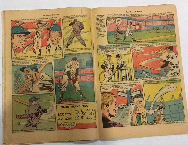 1952 NEW YORK GIANTS COMIC BOOK