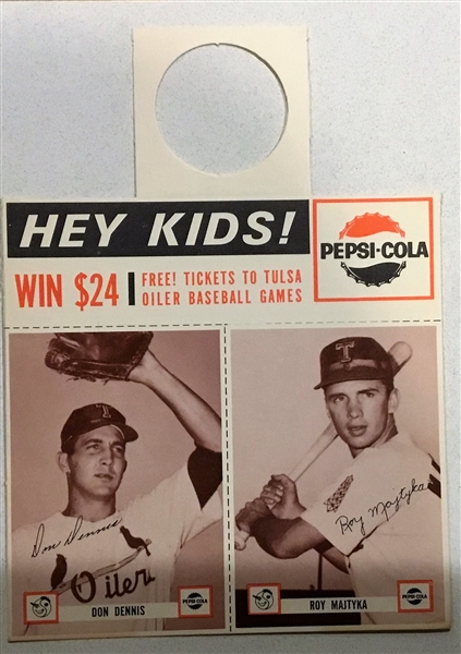 1963 PEPSI-COLA TULSA OILERS PREMIUM CARDS
