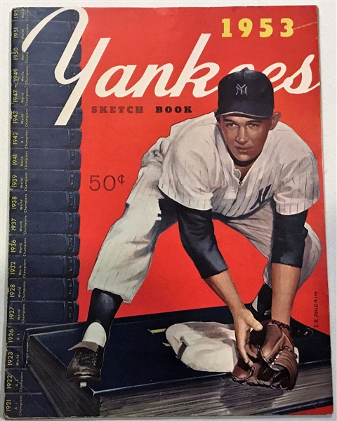 1953 NEW YORK YANKEES YEAR BOOK