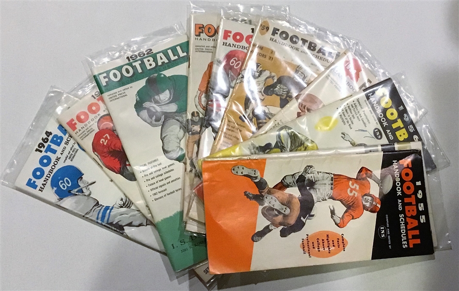 1955-1964 FOOTBALL HANDBOOK & SCHEDULES - 10