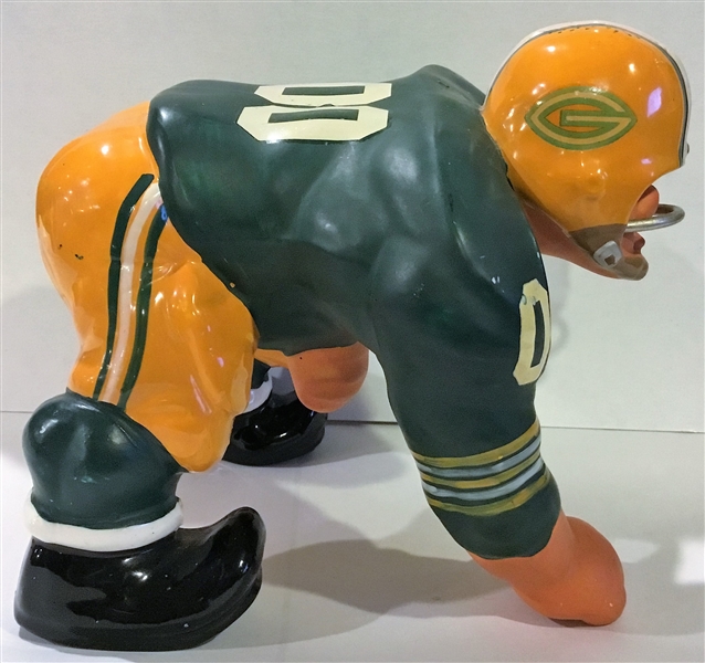 60's GREEN BAY PACKERS KAIL STATUE - LARGE DOWN LINEMAN