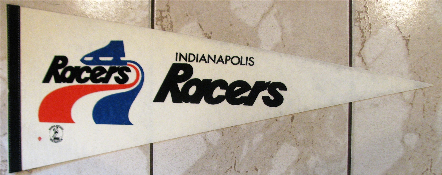 70's WHA INDIANAPOLIS RACERS PENNANT
