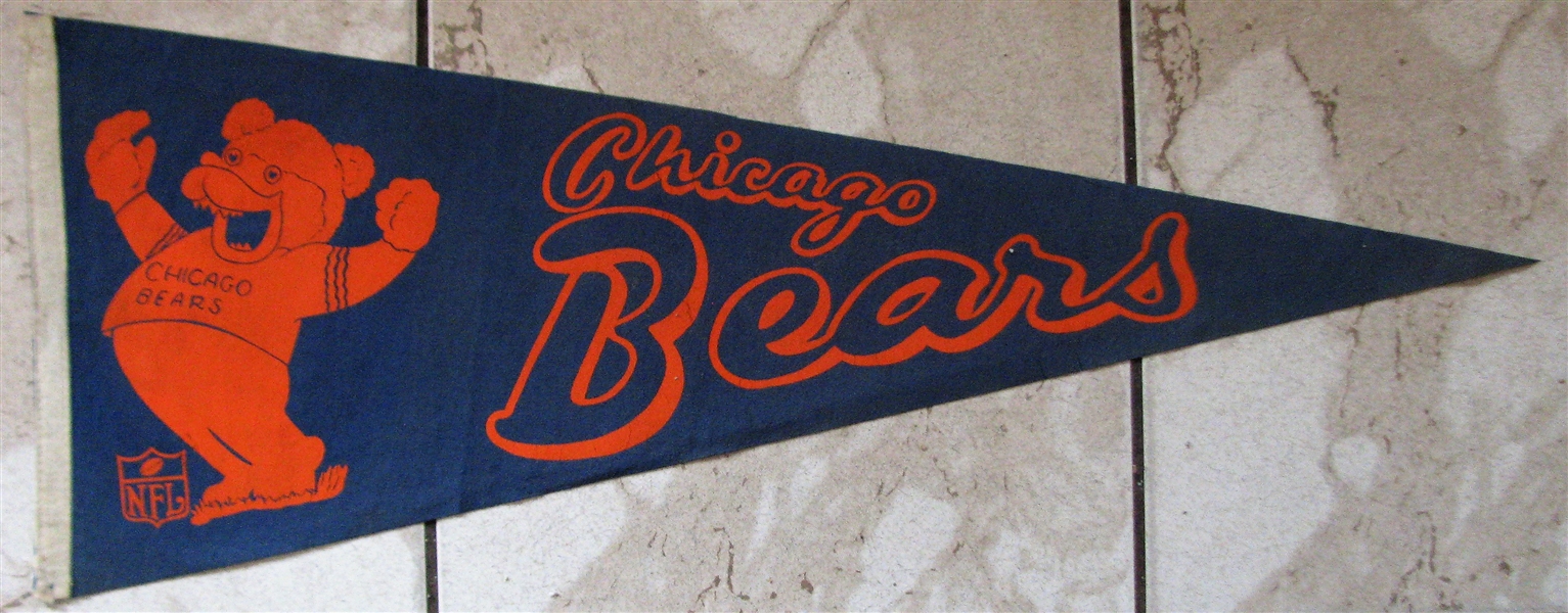 60's CHICAGO BEARS PENNANT