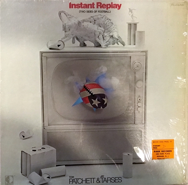 1971 INSTANT REPLAY - TWO SIDES OF FOOTBALL RECORD ALBUM