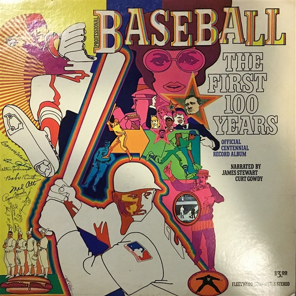 1969 BASEBALL - THE FIRST 100 YEARS RECORD ALBUM
