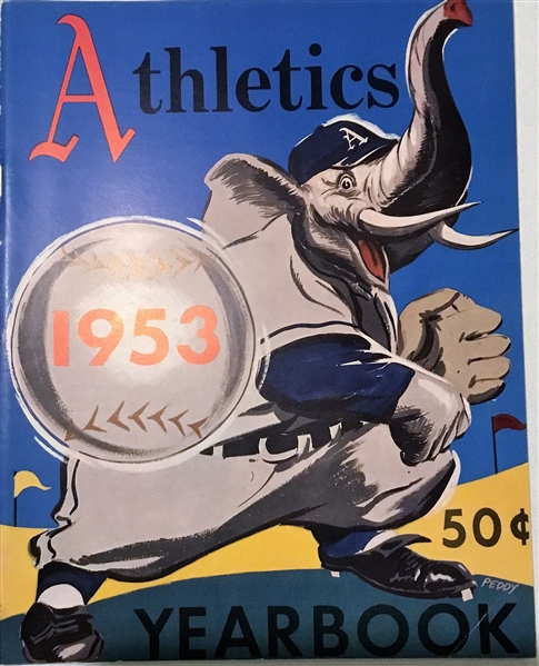 1953 PHILADELPHIA ATHLETICS YEAR BOOK