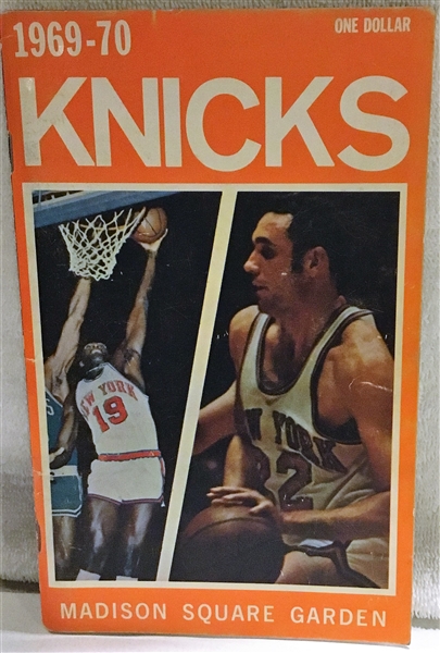 1969-70 NEW YORK KNICKS YEARBOOK / MEDIA GUIDE