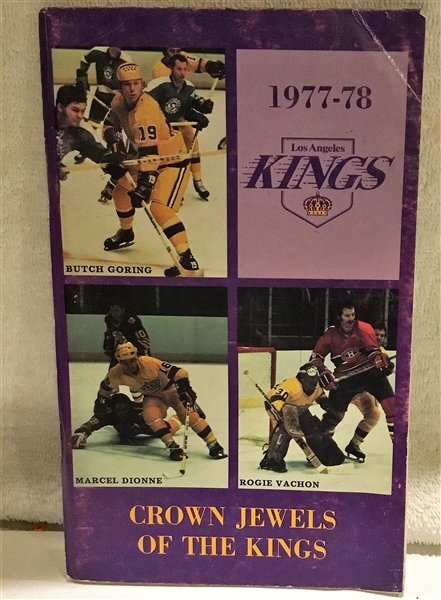 1977-78 LOS ANGELES KINGS MEDIA GUIDE