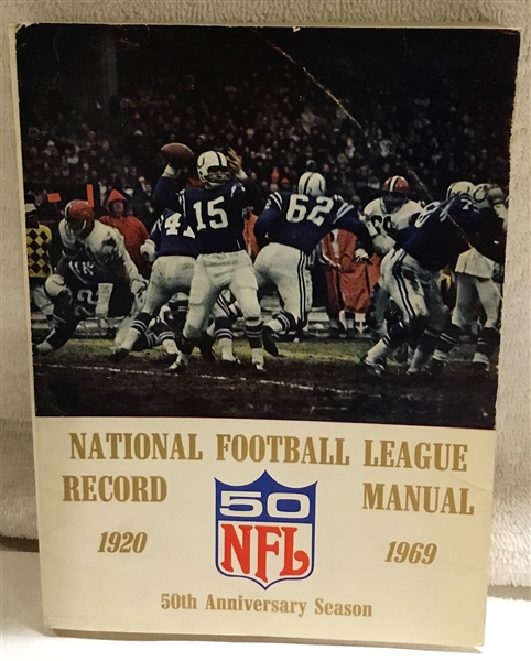 1969 NFL RECORD MANUAL