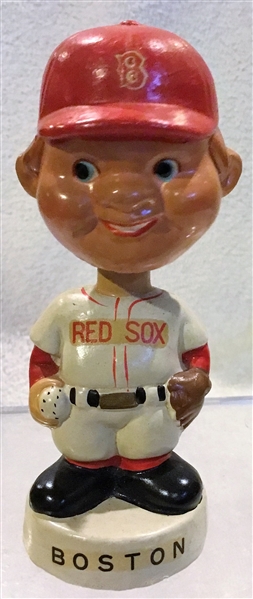 60's BOSTON RED SOX mini BOBBING HEAD w/RARE HEAD VARIATION