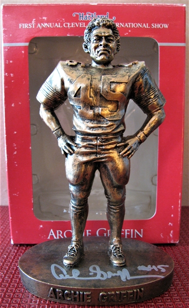 ARCHIE GRIFFIN #45 SIGNED HARTLAND STATUE w/BOX