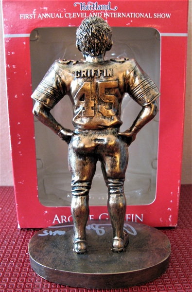 ARCHIE GRIFFIN #45 SIGNED HARTLAND STATUE w/BOX
