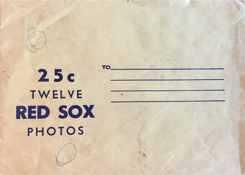 1958/59 BOSTON RED SOX PHOTO PACK w/ENVELOPE