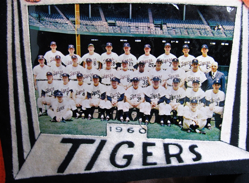 1960 DETROIT TIGERS TEAM PICTURE PENNANT