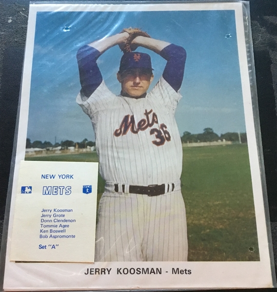 1971 NEW YORK METS COLOR PHOTO PACK SET A - SEALED