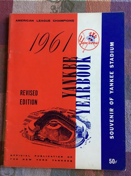 1961 NEW YORK YANKEES YEARBOOK 