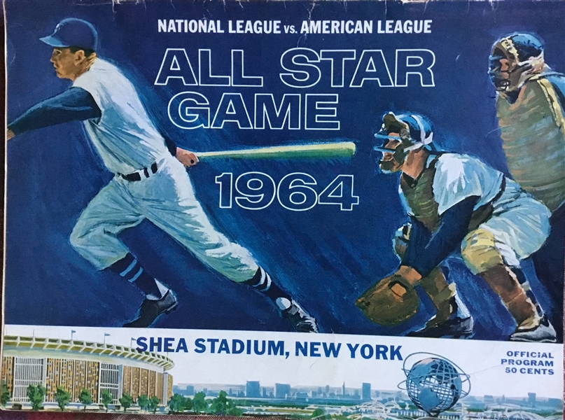 1964 MLB ALL-STAR GAME PROGRAM @ SHEA STADIUM