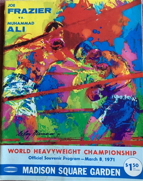 1971 ALI vs FRAZIER PROGRAM - 1st FIGHT