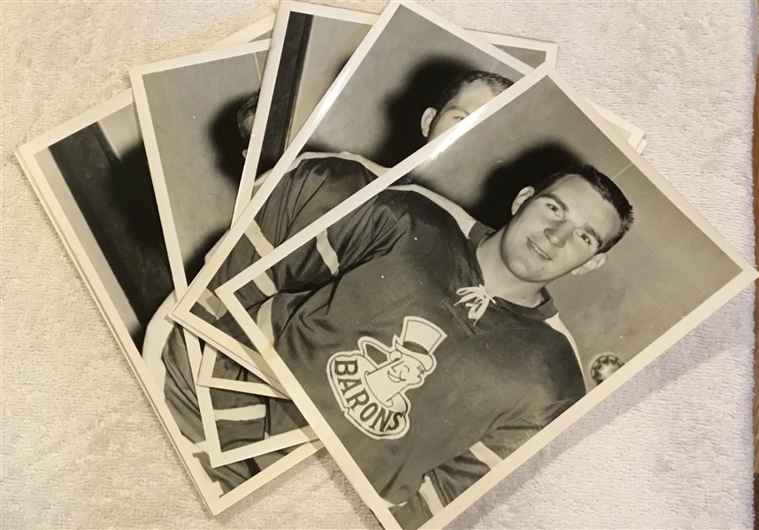 60's AHL CLEVELAND BARONS PHOTOS w/JOHN FERGUSON