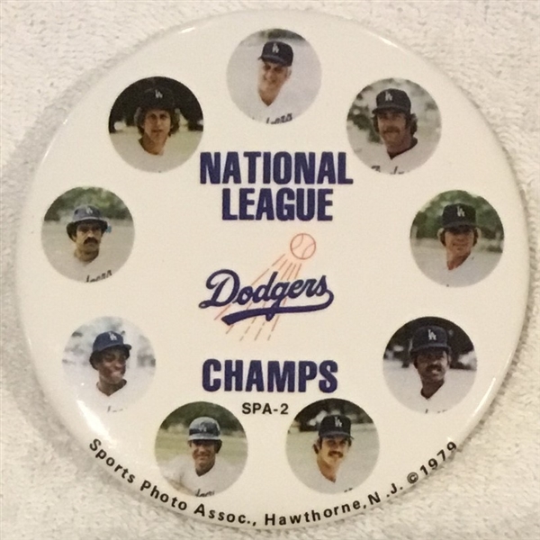 1978 LOS ANGELES DODGERS NATIONAL LEAGUE CHAMPIONS PIN