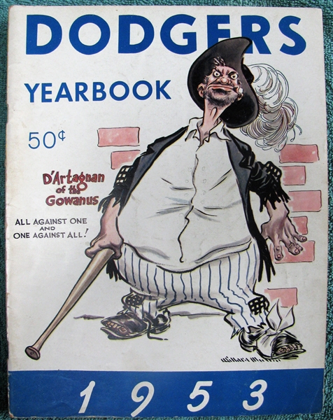 1953 BROOKLYN DODGERS YEARBOOK