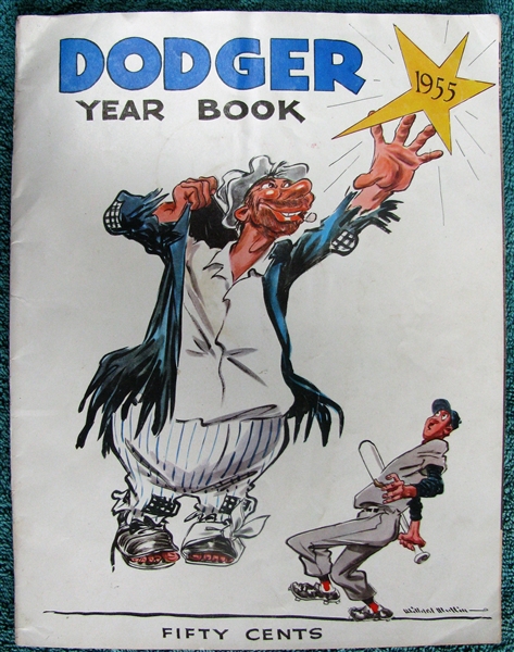 1955 BROOKLYN DODGERS YEARBOOK