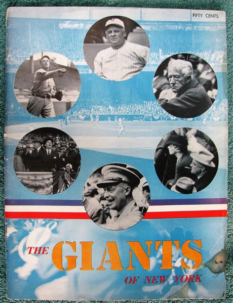 1947 NEW YORK GIANTS YEARBOOK- 1st EVER!