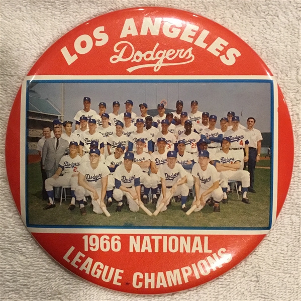 1966 LOS ANGELES DODGERS NATIONAL LEAGUE CHAMPIONS PIN