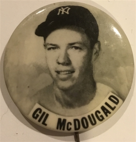 50's GIL MCDOUGALD N.Y. YANKEES PIN