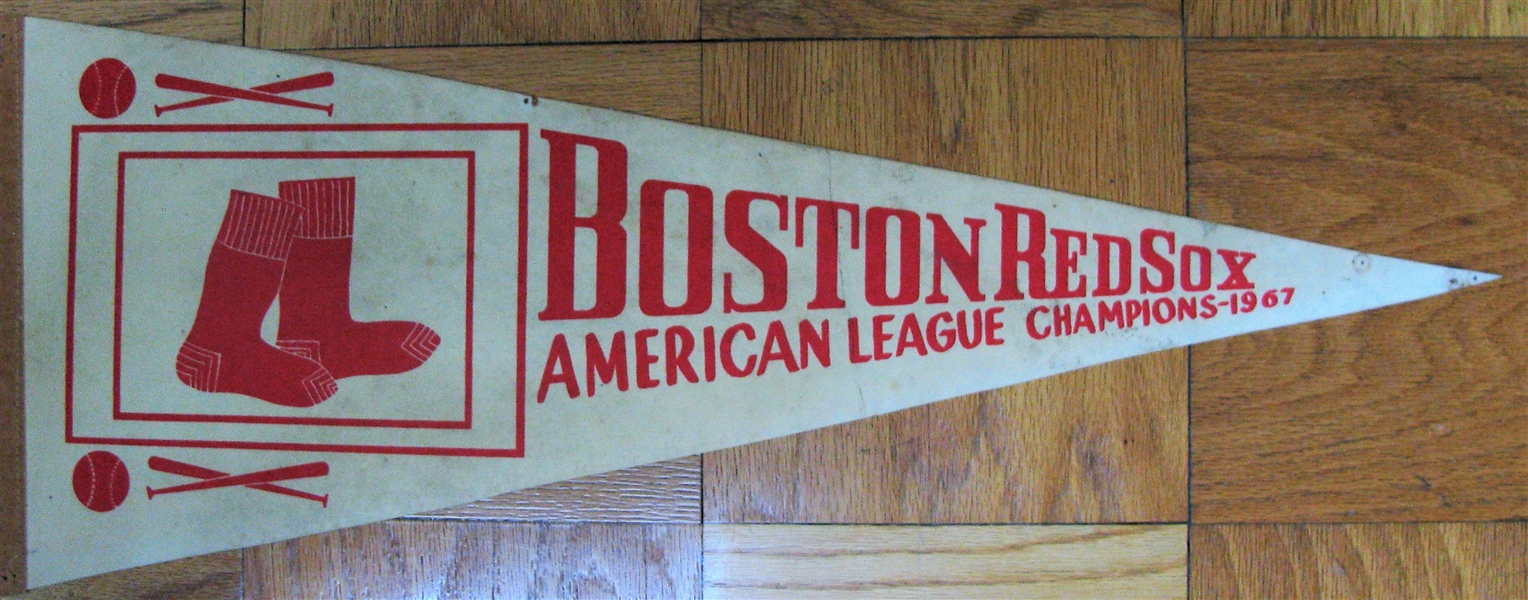 1967 BOSTON RED SOX AMERICAN LEAGUE CHAMPIONS PENNANT