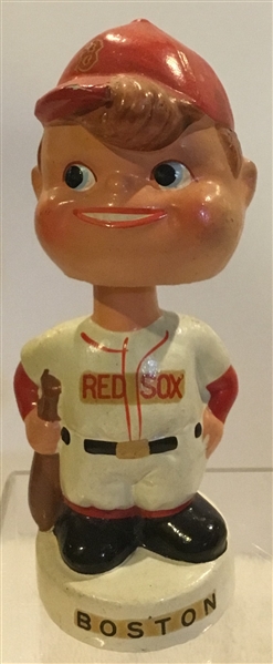 60's BOSTON RED SOX mini BOBBING HEAD w/MOON FACE