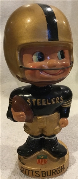 60'S PITTSBURGH STEELERS TOES-UP BOBBING HEADS - TYPE 2