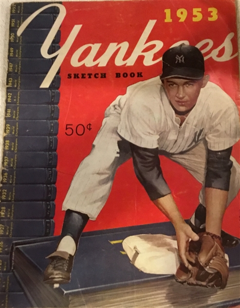 1953 NEW YORK YANKEES YEARBOOK