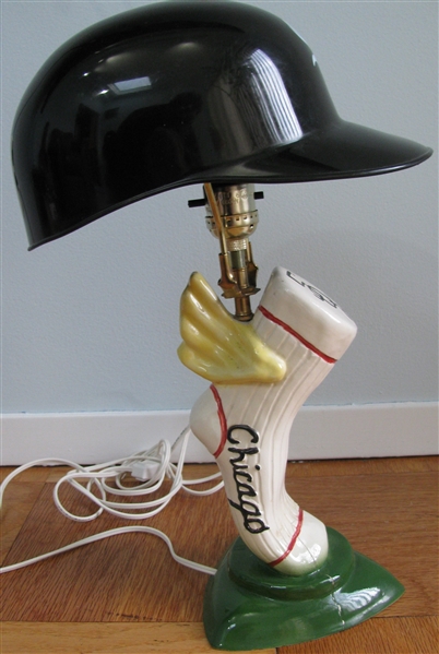 1950s GIBBS-CONNER CHICAGO WHITE SOX LAMP