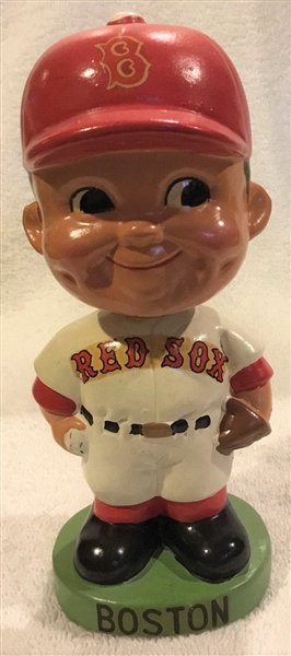 60's BOSTON RED SOX GREEN BASE BOBBING HEAD