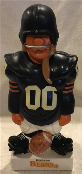 60's CHICAGO BEARS KAIL LARGE STANDING LINEMAN STATUE