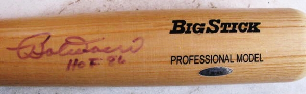 BOB DOERR HOF 86 SIGNED BASEBALL BAT w/TRI-STAR